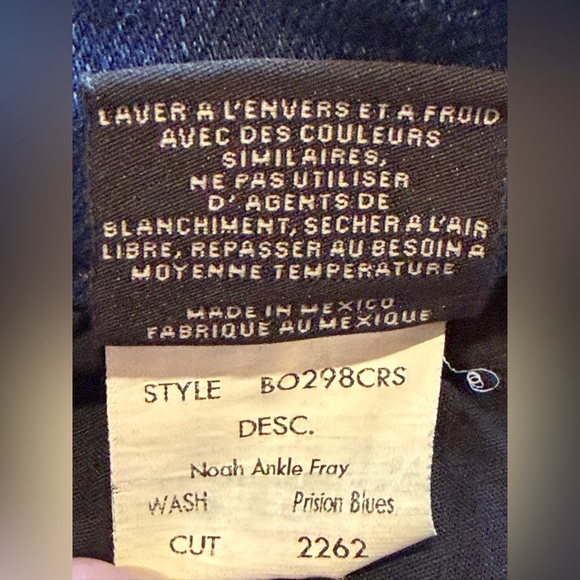 Black Orchid Denim Noah Ankle Fray Skinny Jeans Size Womens 29 - Picture 7 of 10